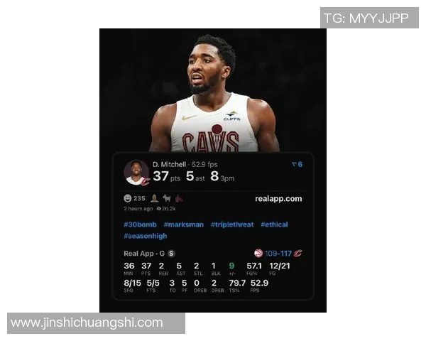 米切尔今日状态爆棚，全场最佳当之无愧！